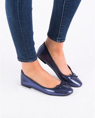Ballerine Jacqueline Bleu Marine