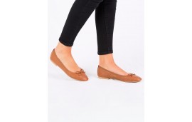 Ballerine Micheline Camel Et Doré