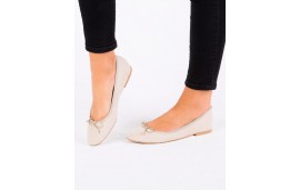 Ballerine Micheline Camel Et Doré