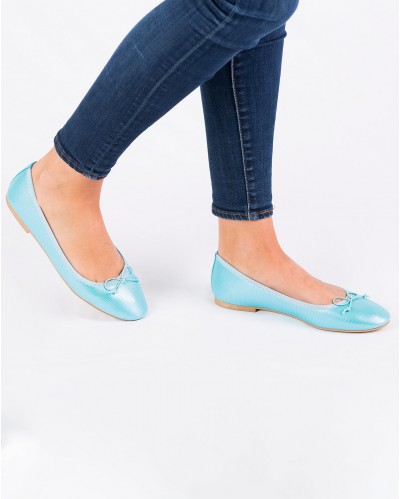 Ballerine Amandine Turquoise