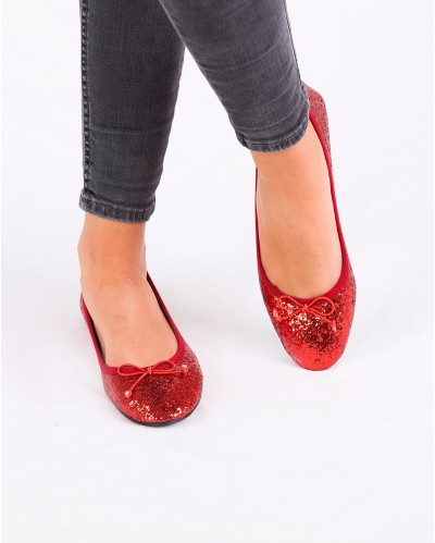 Ballerine Denise Rouge