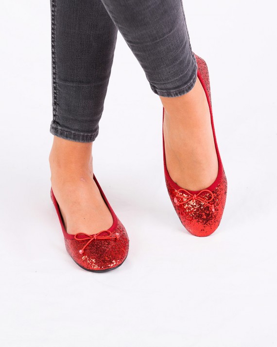 Ballerine Denise Rouge