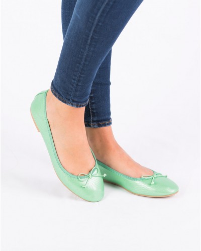 Ballerine Amandine Vert