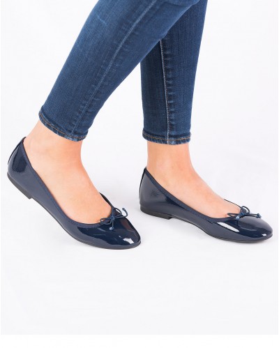 Ballerine Evelyne Bleu Marine