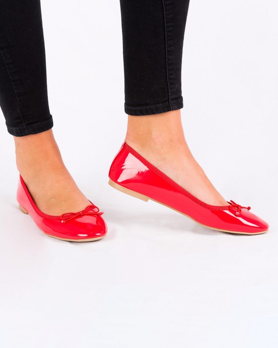 Ballerine Evelyne Rouge