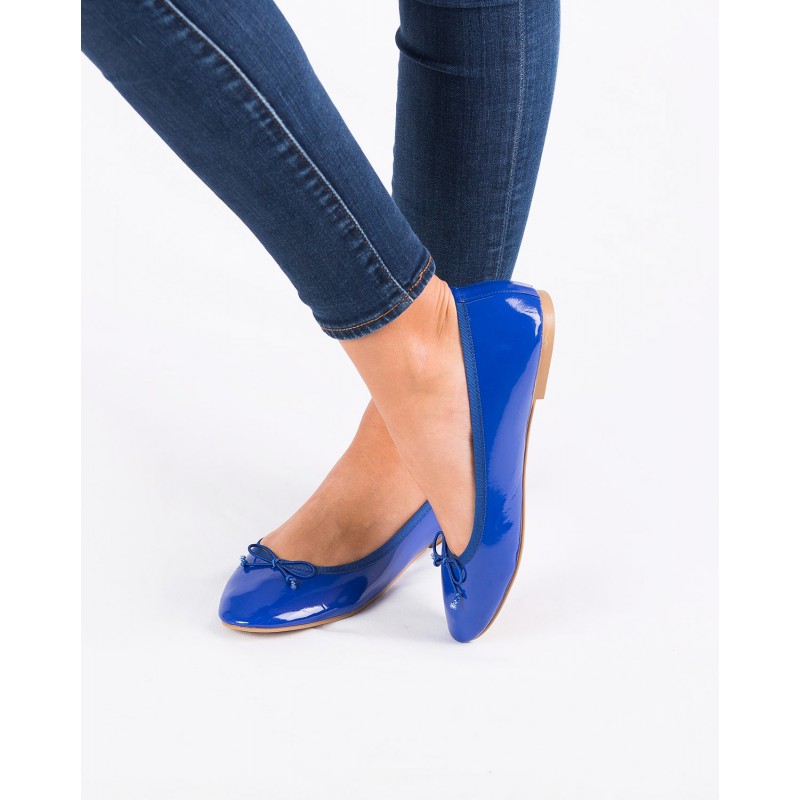 Ballerine Evelyne Bleu Electrique Ma Ballerine boutique en ligne Officielle