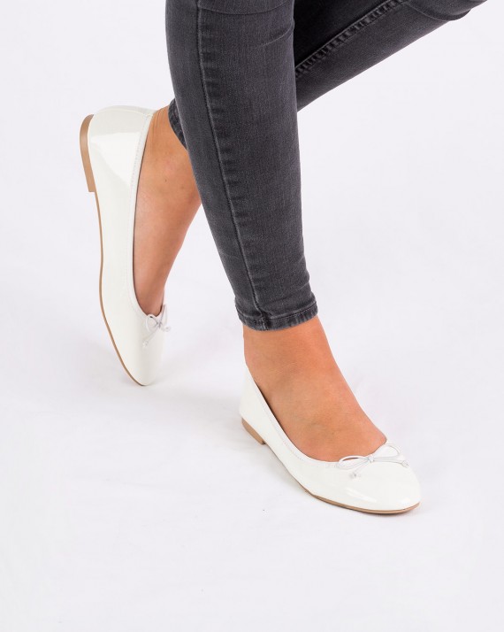 Ballerine Evelyne Blanc